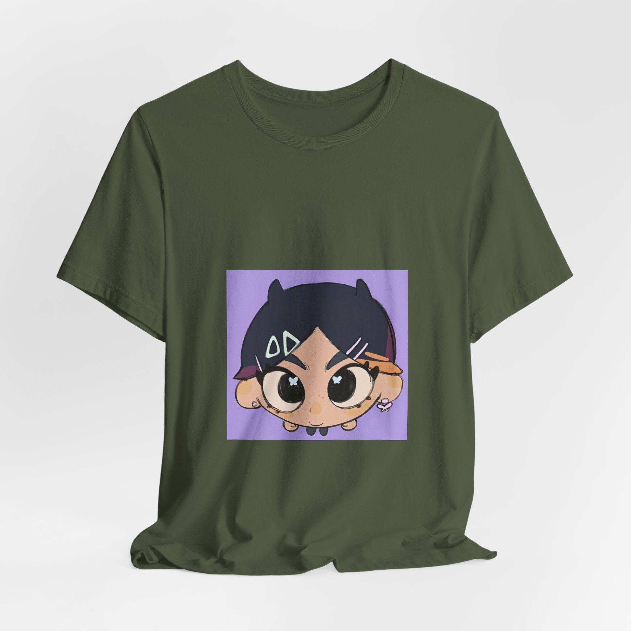 Anime Chibi Face T‑Shirt