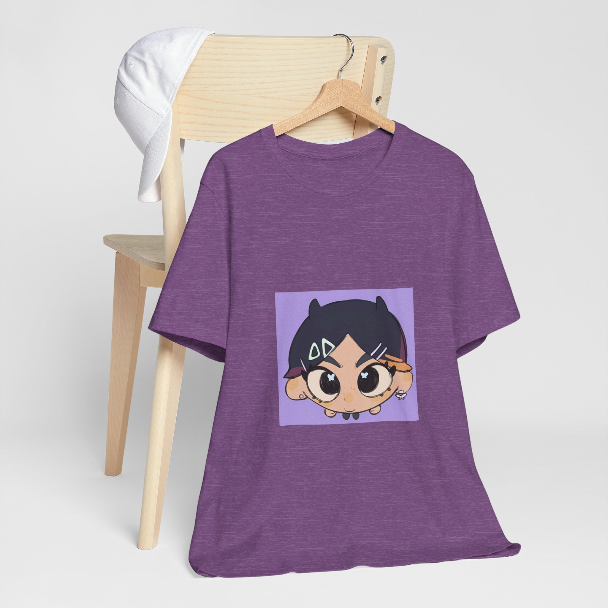 Anime Chibi Face T‑Shirt