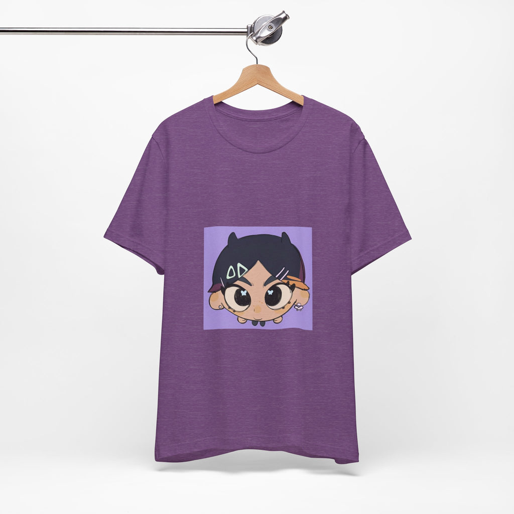 Anime Chibi Face T‑Shirt