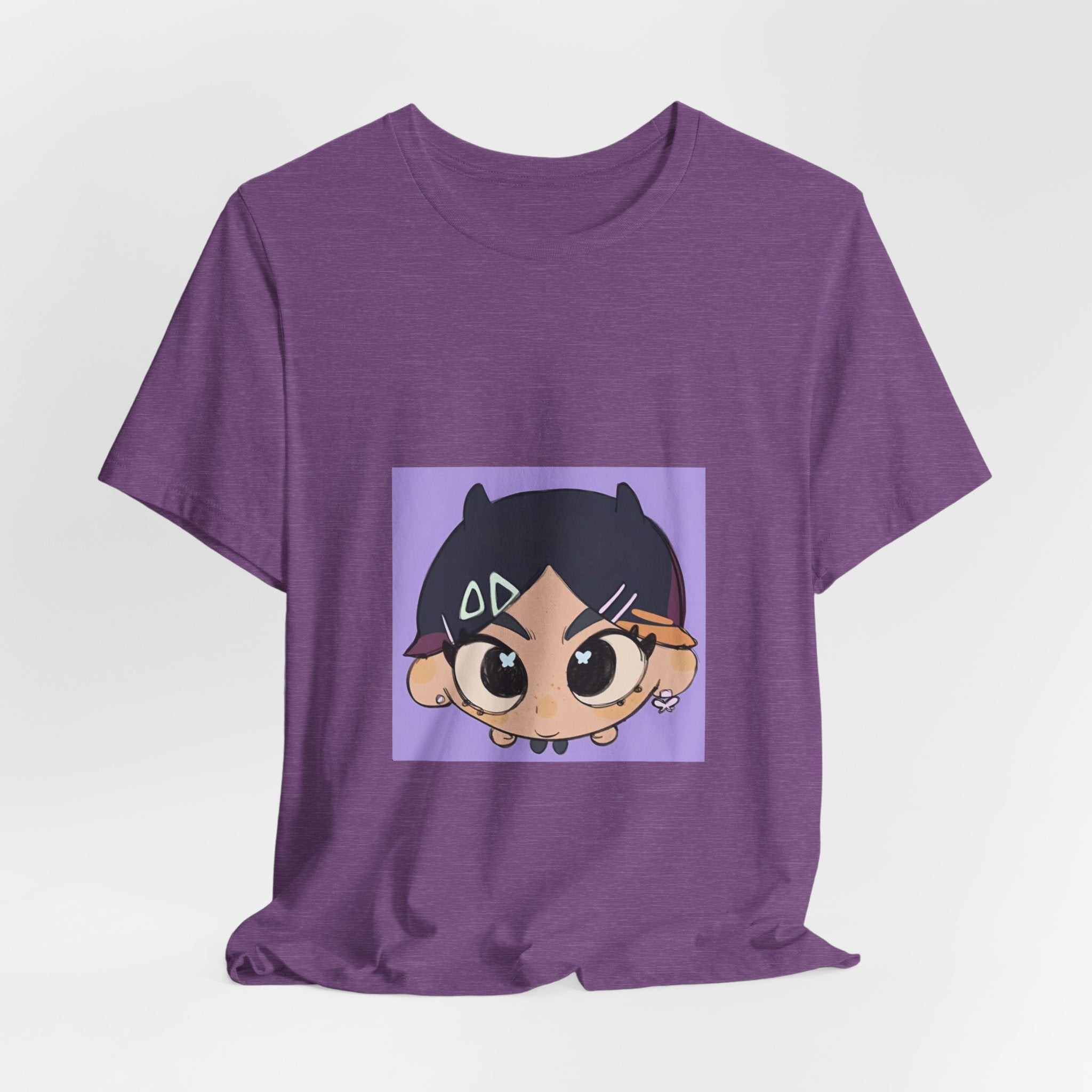 Anime Chibi Face T‑Shirt