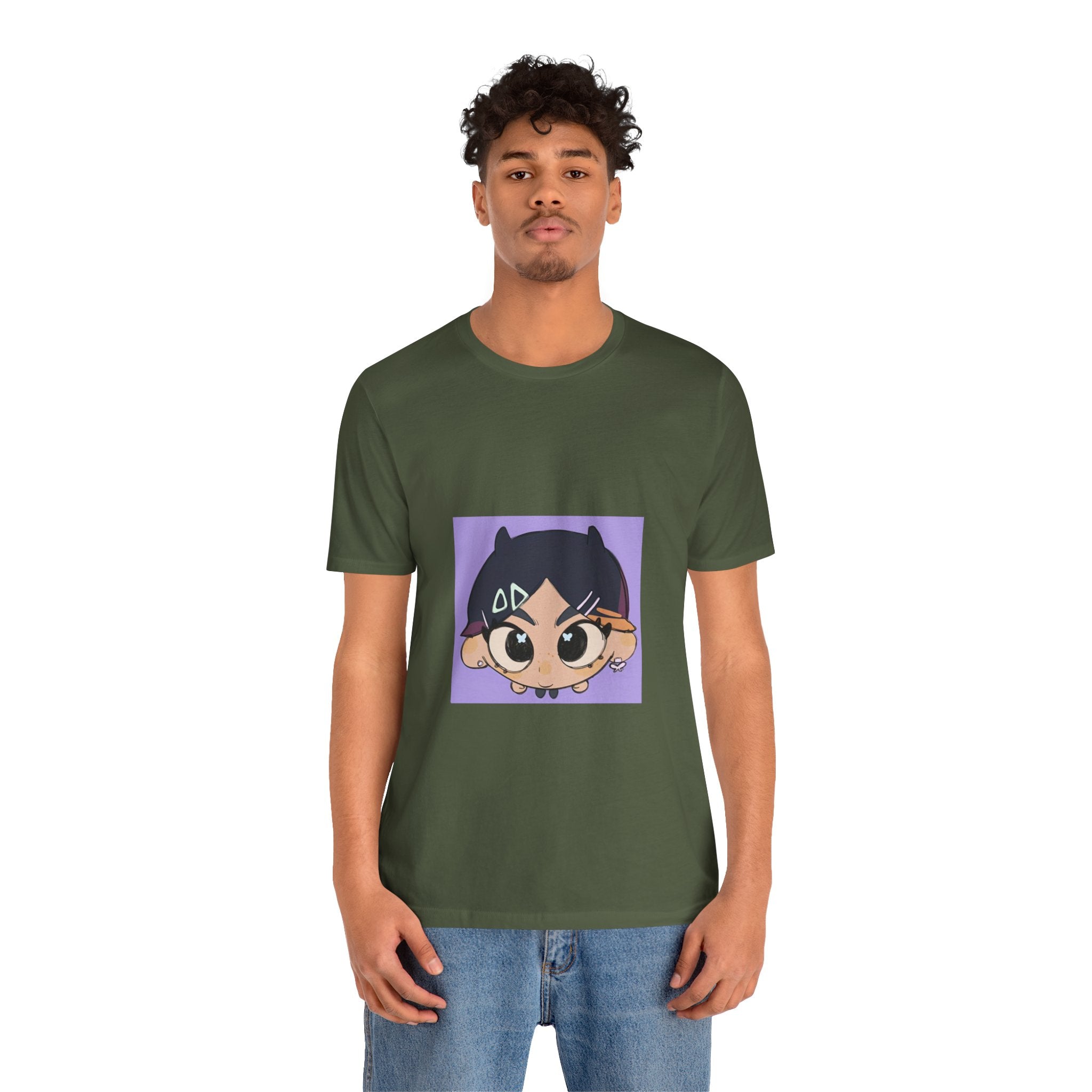 Anime Chibi Face T‑Shirt