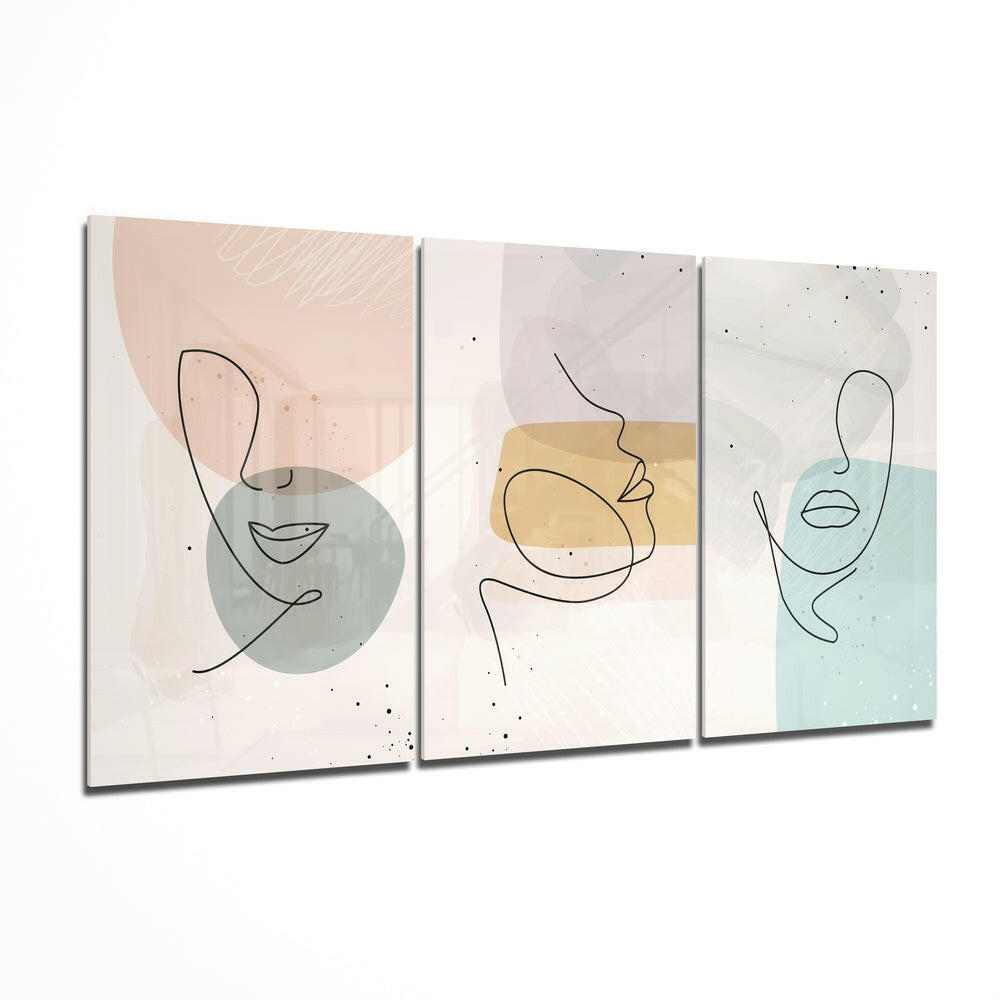 Abstract Shapes 7 Glass Wall Arts