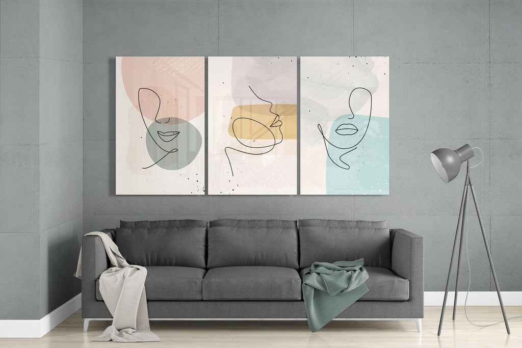 Abstract Shapes 7 Glass Wall Arts