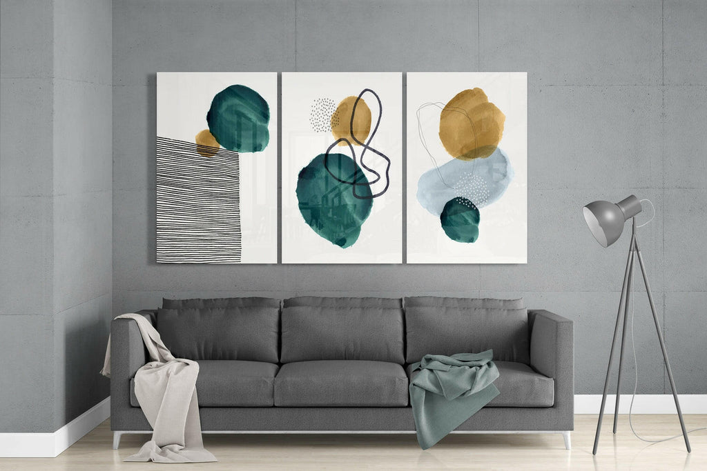 Abstract Shapes 10 Glass Wall Arts
