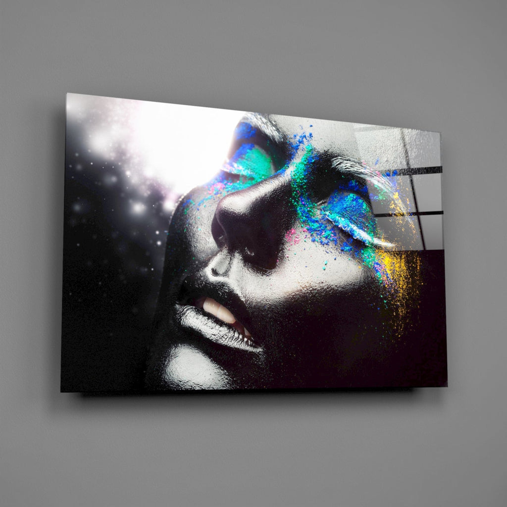 Female Portrait 10 Glass Wall Arts